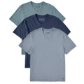 Mens Solid 3-Pack Short Sleeve Crusher Vee Multi 1 product image 1
