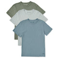 Mens Solid 3-Pack Short Sleeve Slub Slim Fit Pocket Tee product image 1
