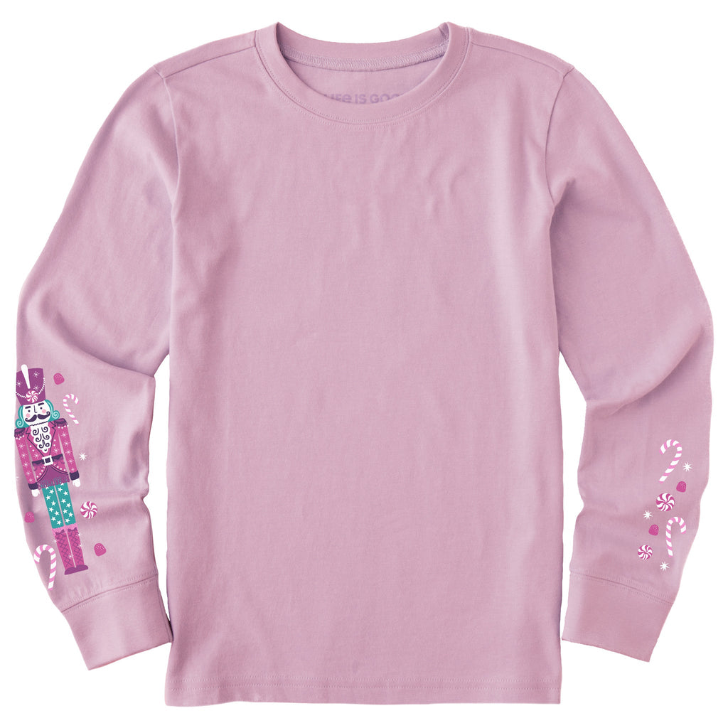 Kids Sparkle Nutcracker Long Sleeve Crusher Tee product image 1