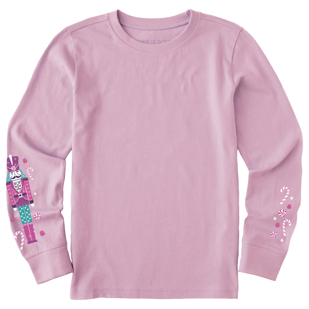 Kids Sparkle Nutcracker Long Sleeve Crusher Tee product image 1