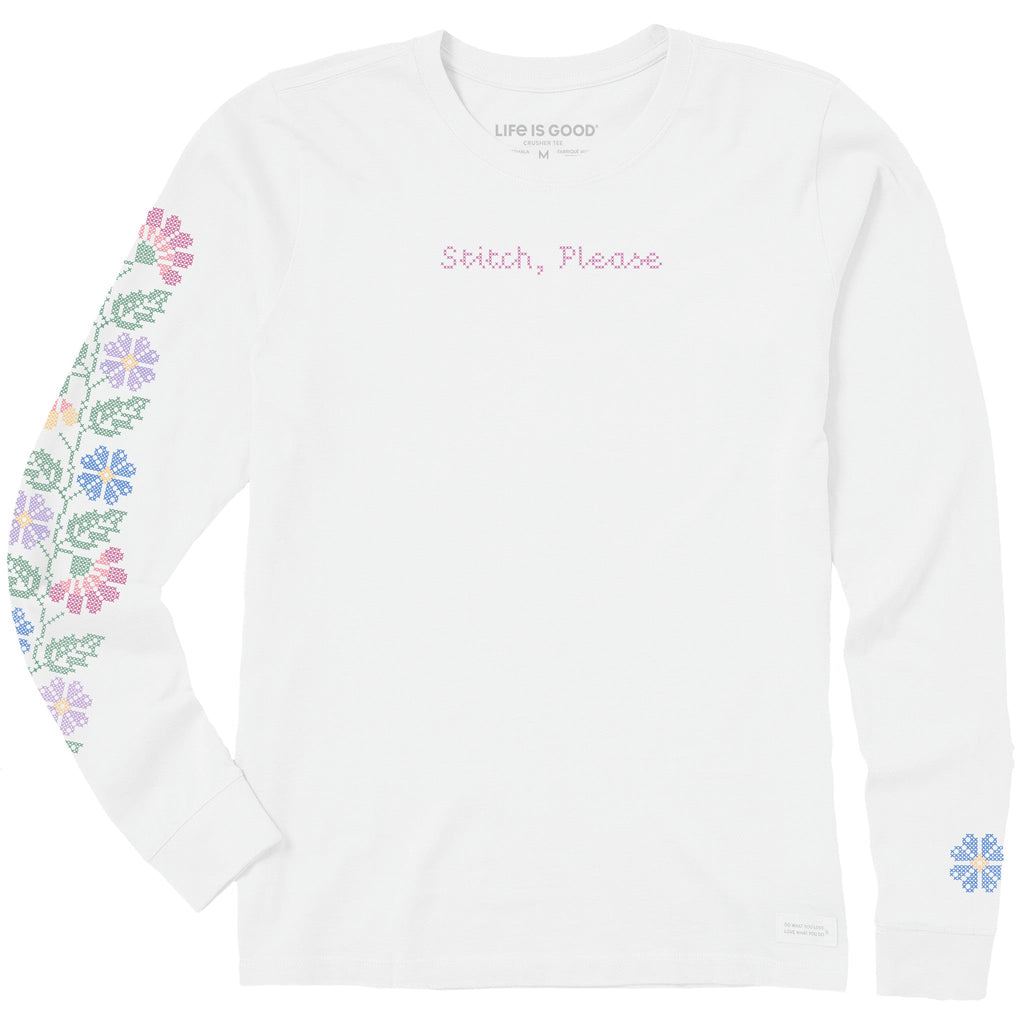 Women's Stitch Please Long Sleeve Crusher Tee product image 1
