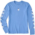 Women's Dancing Snowmen Long Sleeve Crusher Tee product image 1