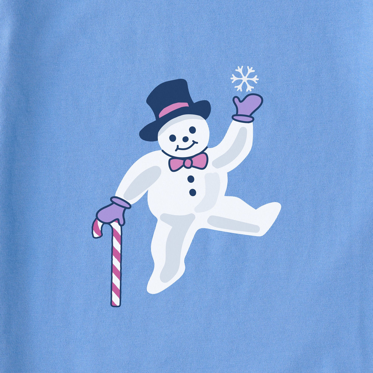 Women's Dancing Snowmen Long Sleeve Crusher Tee product image 2