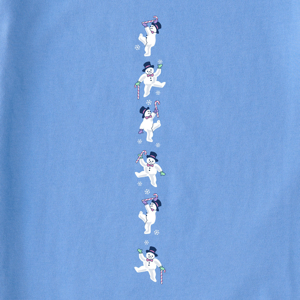 Women's Dancing Snowmen Long Sleeve Crusher Tee product image 3