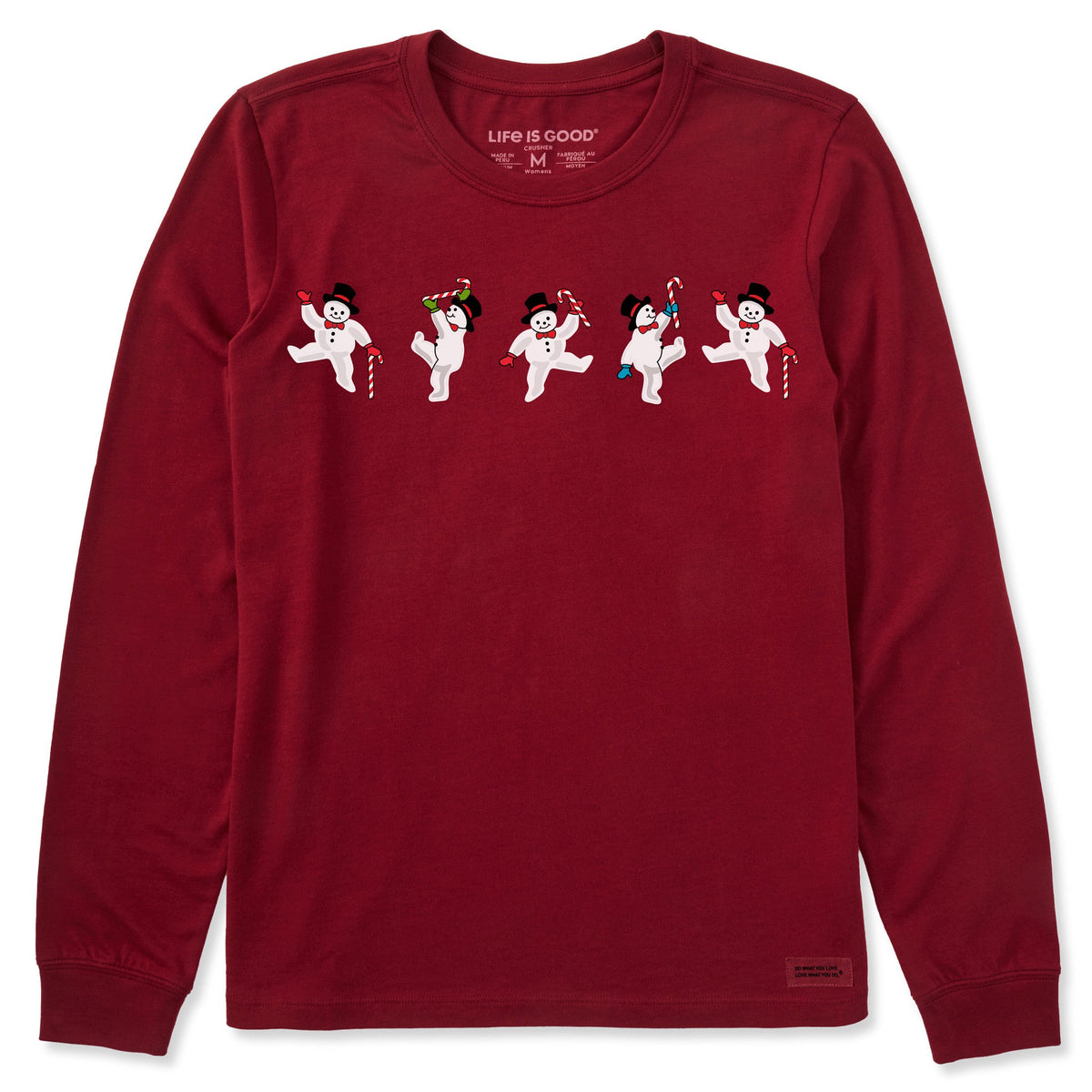 Women's Snowman Boogie Long Sleeve Crusher Tee