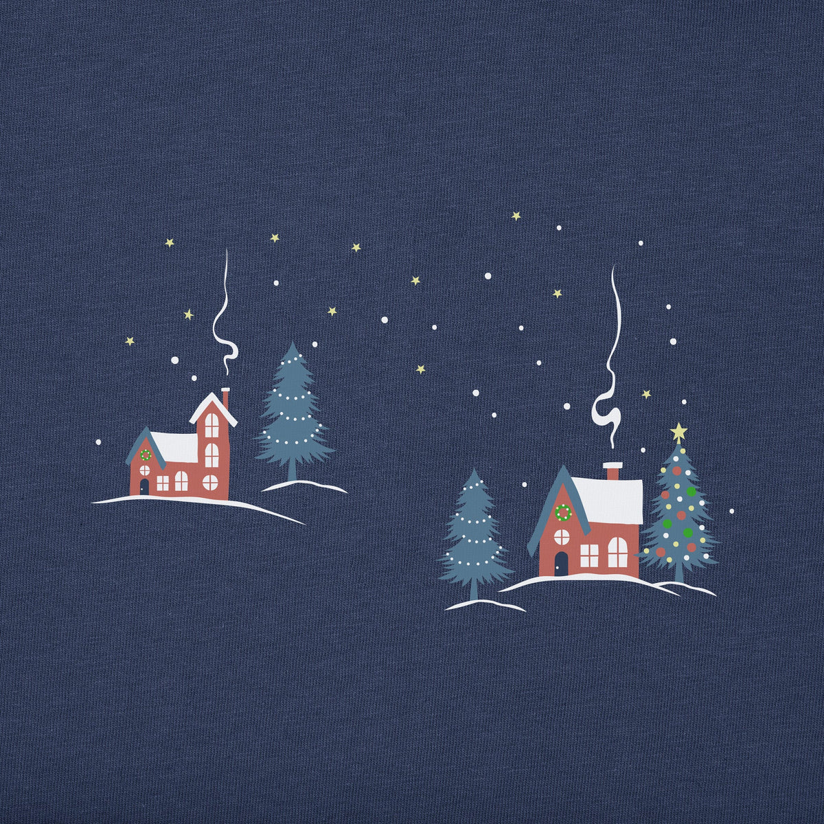 Women's Christmas Eve Village Long Sleeve Crusher Tee product image 4