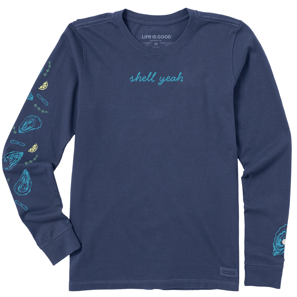 Women's Shell Yeah Oysters Long Sleeve Crusher Tee product image 1