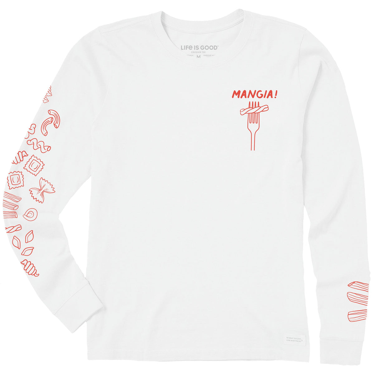 Women's Mangia! Long Sleeve Crusher Tee product image 1