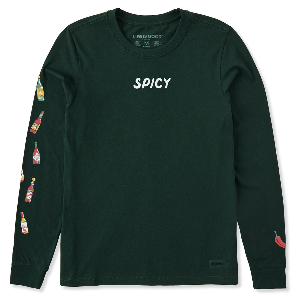 Women's Spicy Hot Sauce Long Sleeve Crusher Tee product image 1