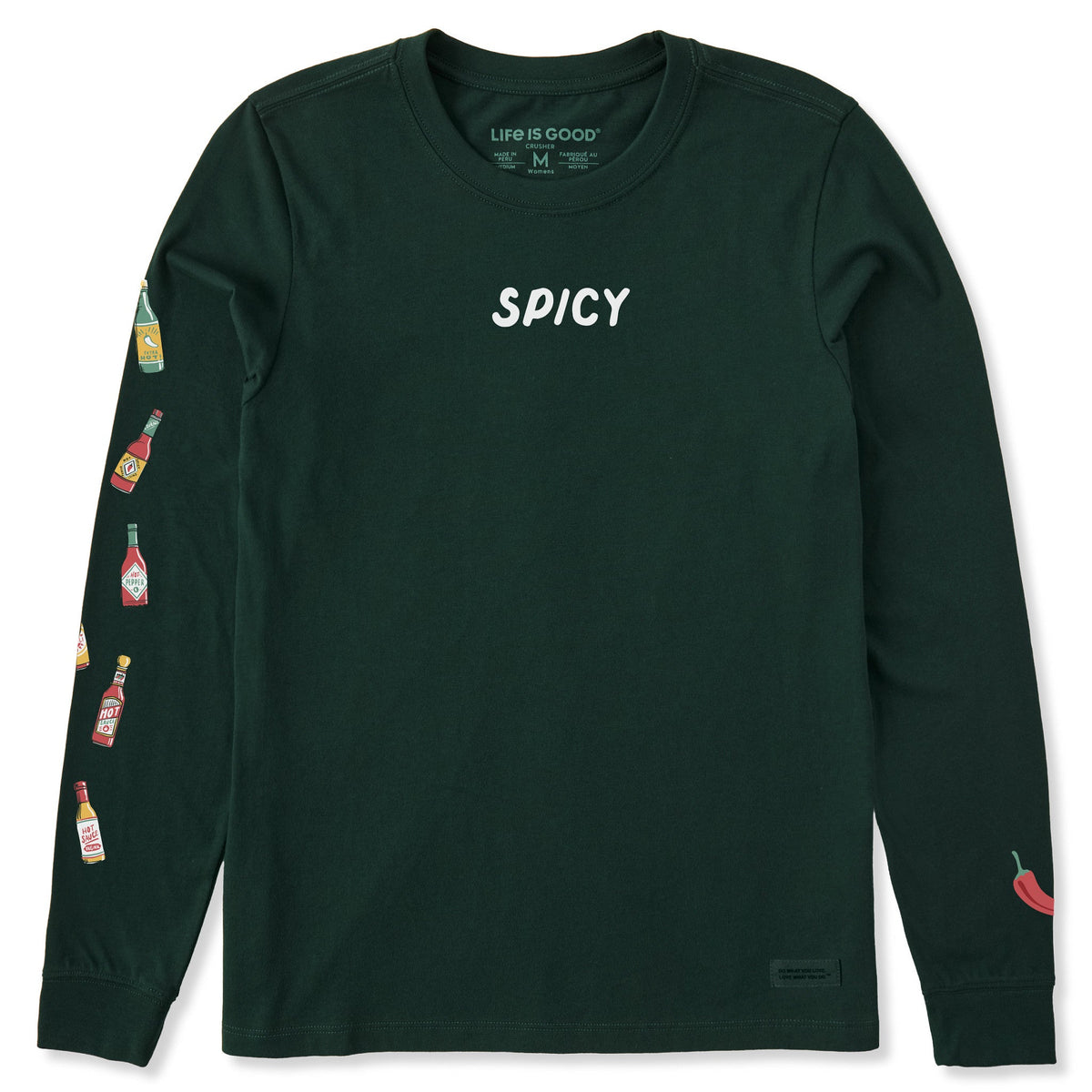 Women's Spicy Hot Sauce Long Sleeve Crusher Tee product image 1