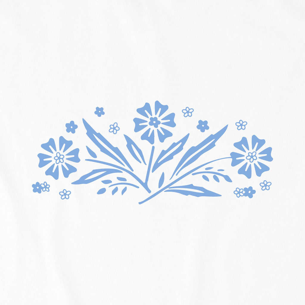 Women's Retro Floral Long Sleeve Crusher Tee product image 2