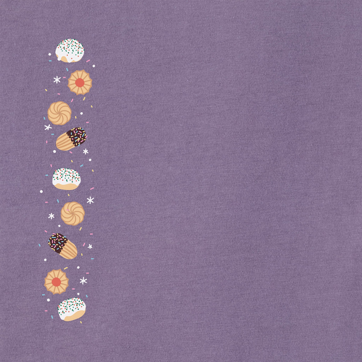 Women's Buon Natale Italian Christmas Cookies Long Sleeve product image 7
