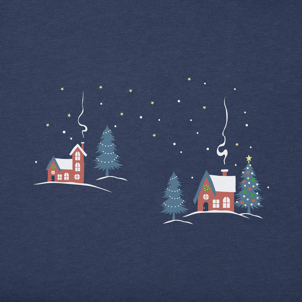 Women's Christmas Eve Village Long Sleeve Crusher Boxy Tee product image 4