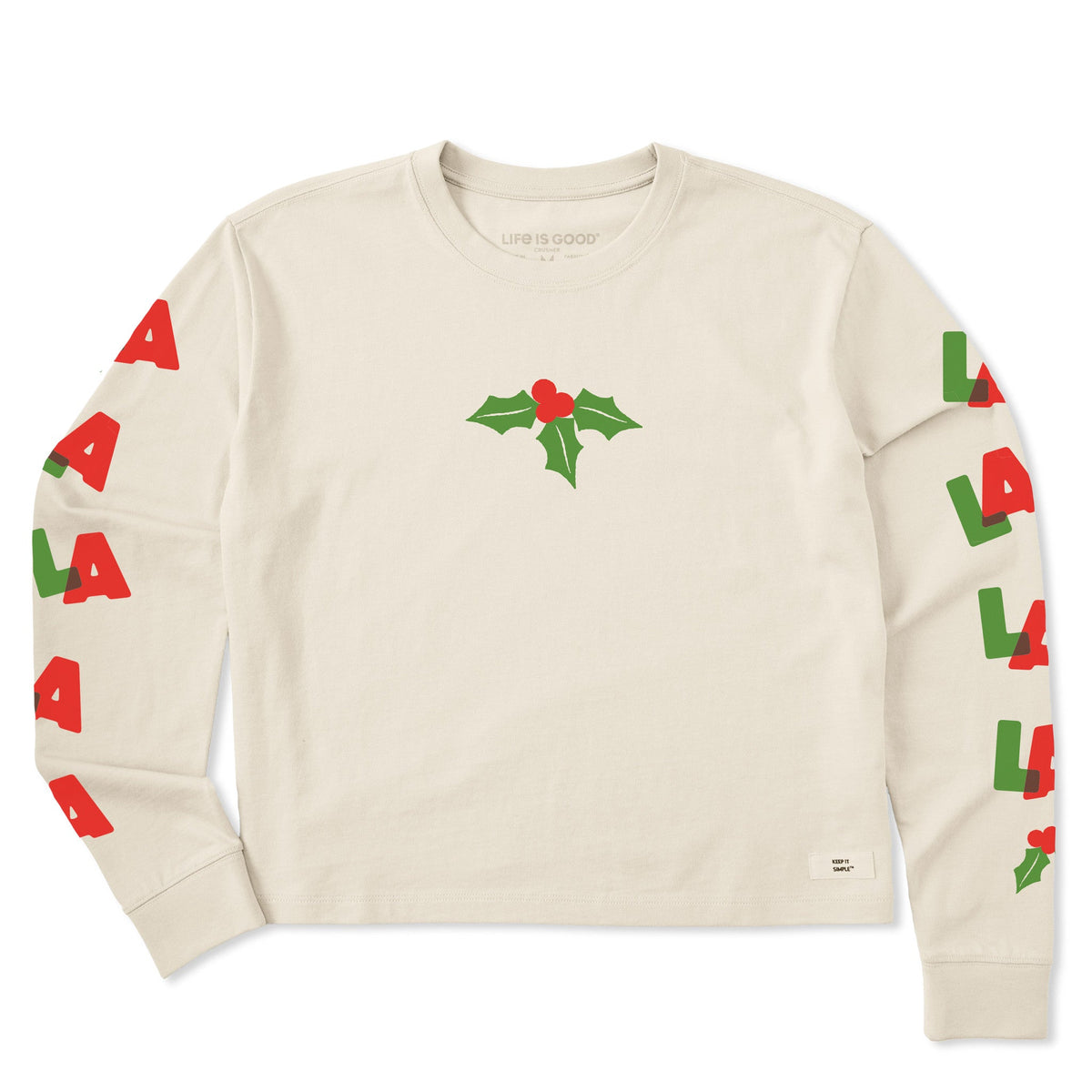 Women's Fa La La La La Long Sleeve Crusher Boxy Tee product image 1