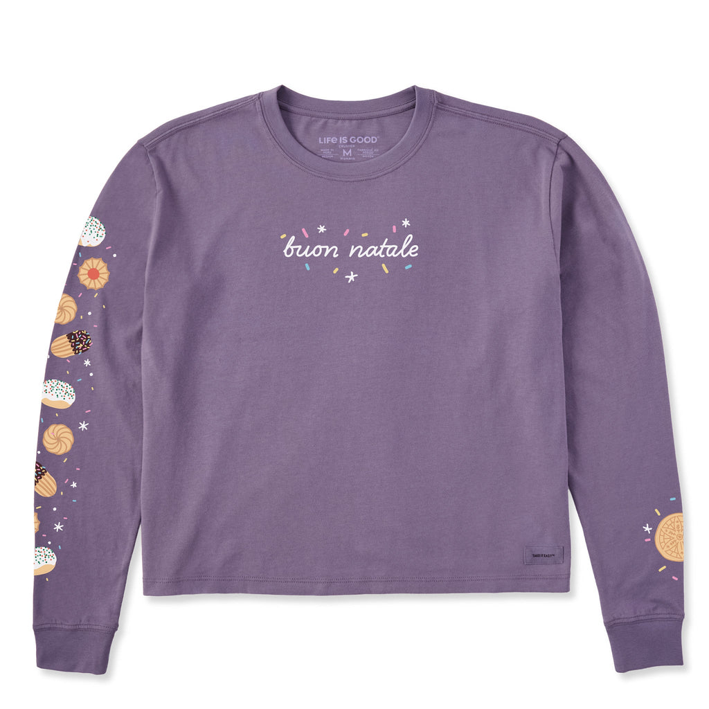 Women's Buon Natale Italian Christmas Cookies Long Sleeve product image 1