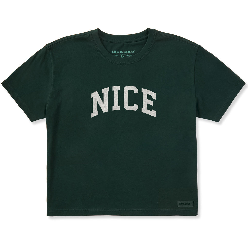 Women's Nice Arch Short Sleeve Crusher Boxy Tee product image 1