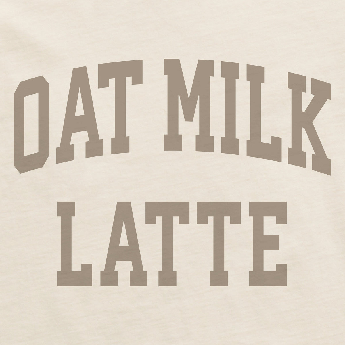 Women's Oat Milk Latte Arch Short Sleeve Crusher Boxy Tee product image 2