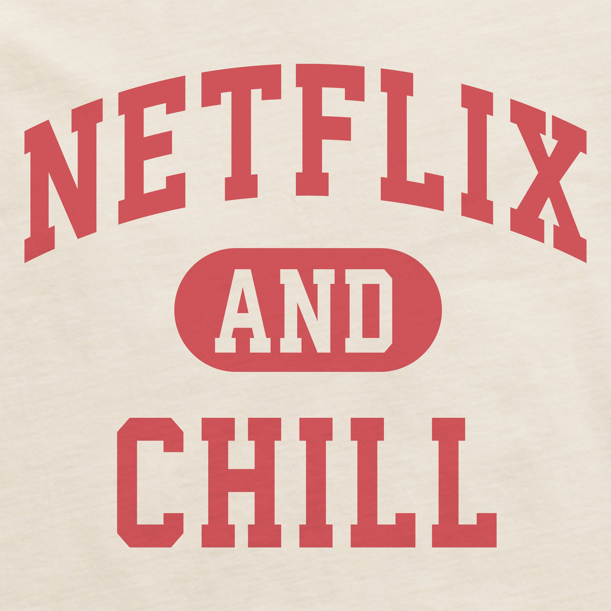 Women's Netflix and Chill Arch Short Sleeve Crusher Boxy Tee product image 2
