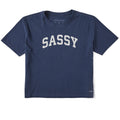 Women's Sassy Arch Short Sleeve Crusher Boxy Tee product image 1
