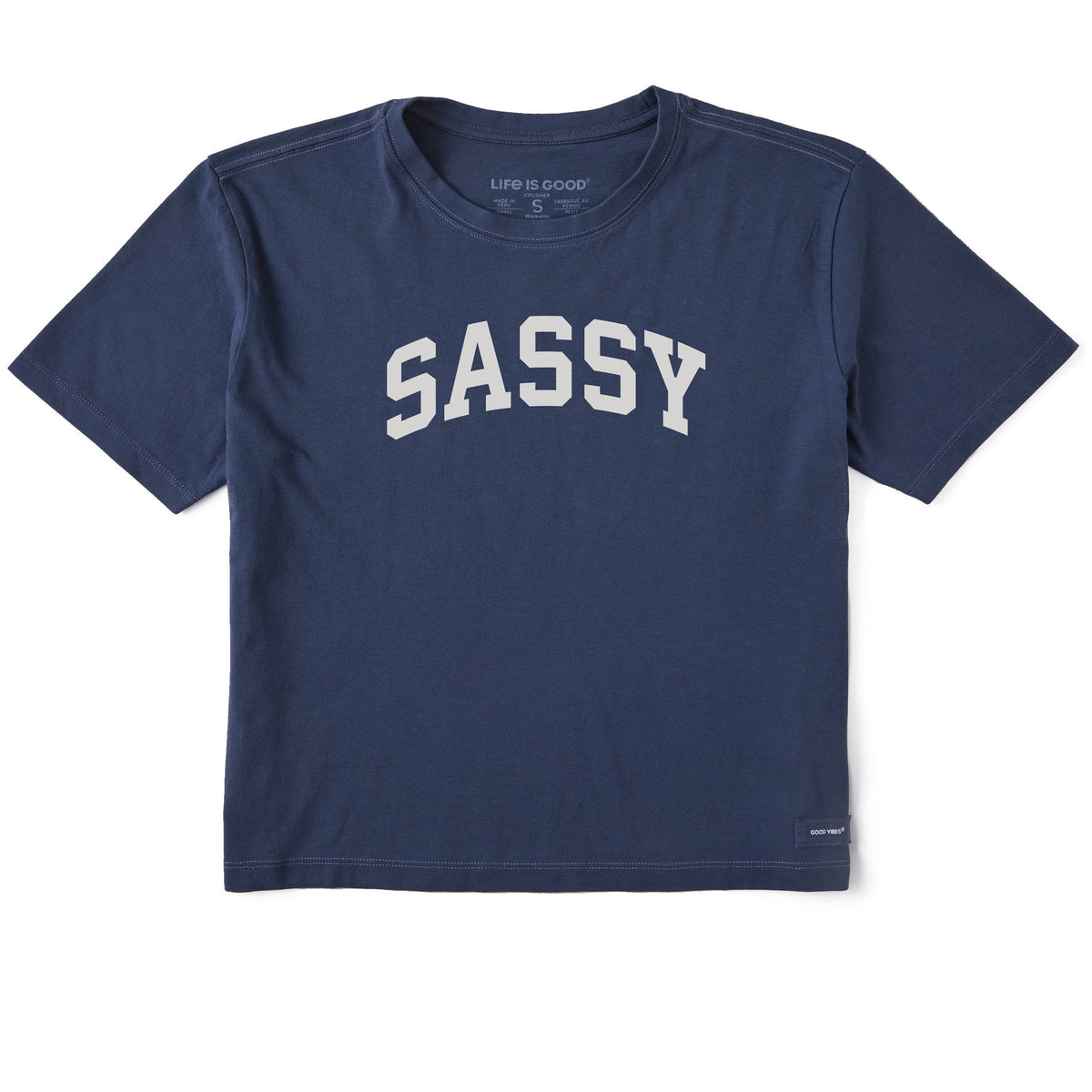 Women's Sassy Arch Short Sleeve Crusher Boxy Tee product image 1