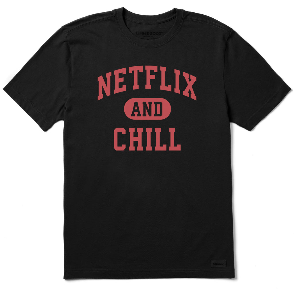 Men's Netflix and Chill Arch Short Sleeve Crusher Tee product image 1