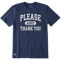 Men's Please and Thank You Arch Short Sleeve Crusher Tee product image 1