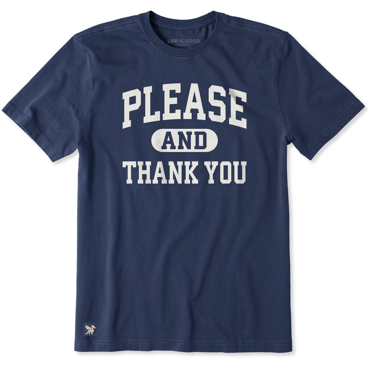 Men's Please and Thank You Arch Short Sleeve Crusher Tee product image 1