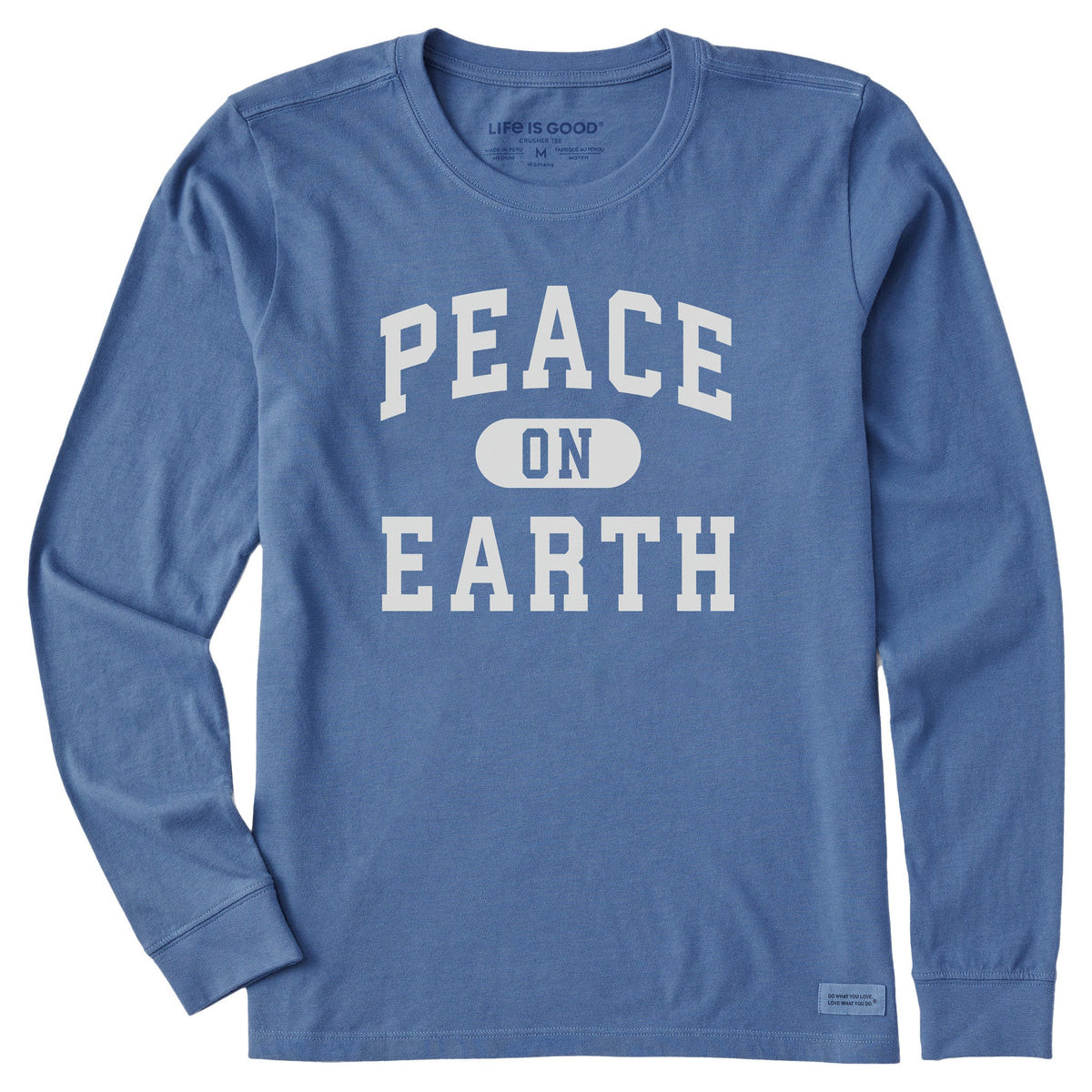 Women's Peace on Earth Arch Long Sleeve Crusher Tee product image 1