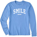 Women's Smile Arch Long Sleeve Crusher Tee product image 1
