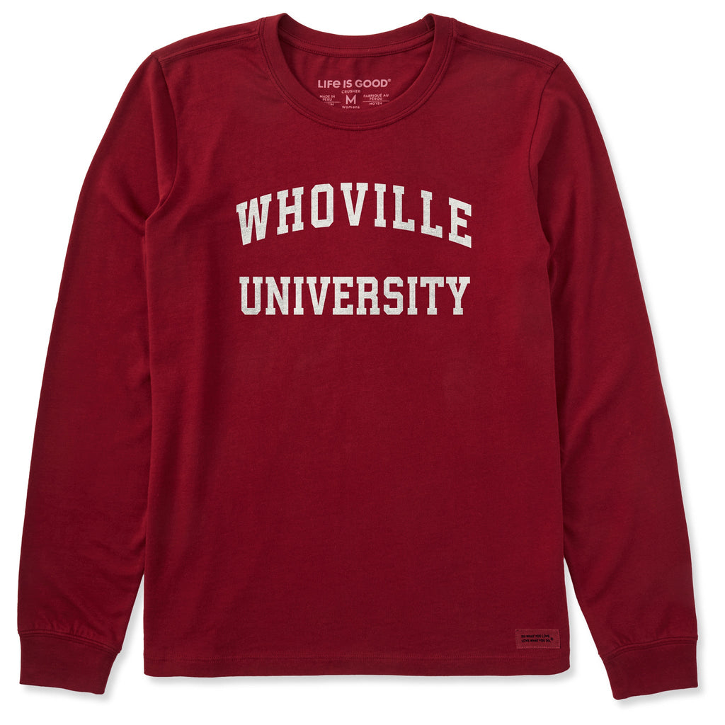 Women's Whoville University Arch Long Sleeve Crusher Tee product image 1