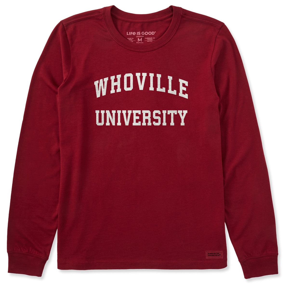 Women's Whoville University Arch Long Sleeve Crusher Tee product image 1