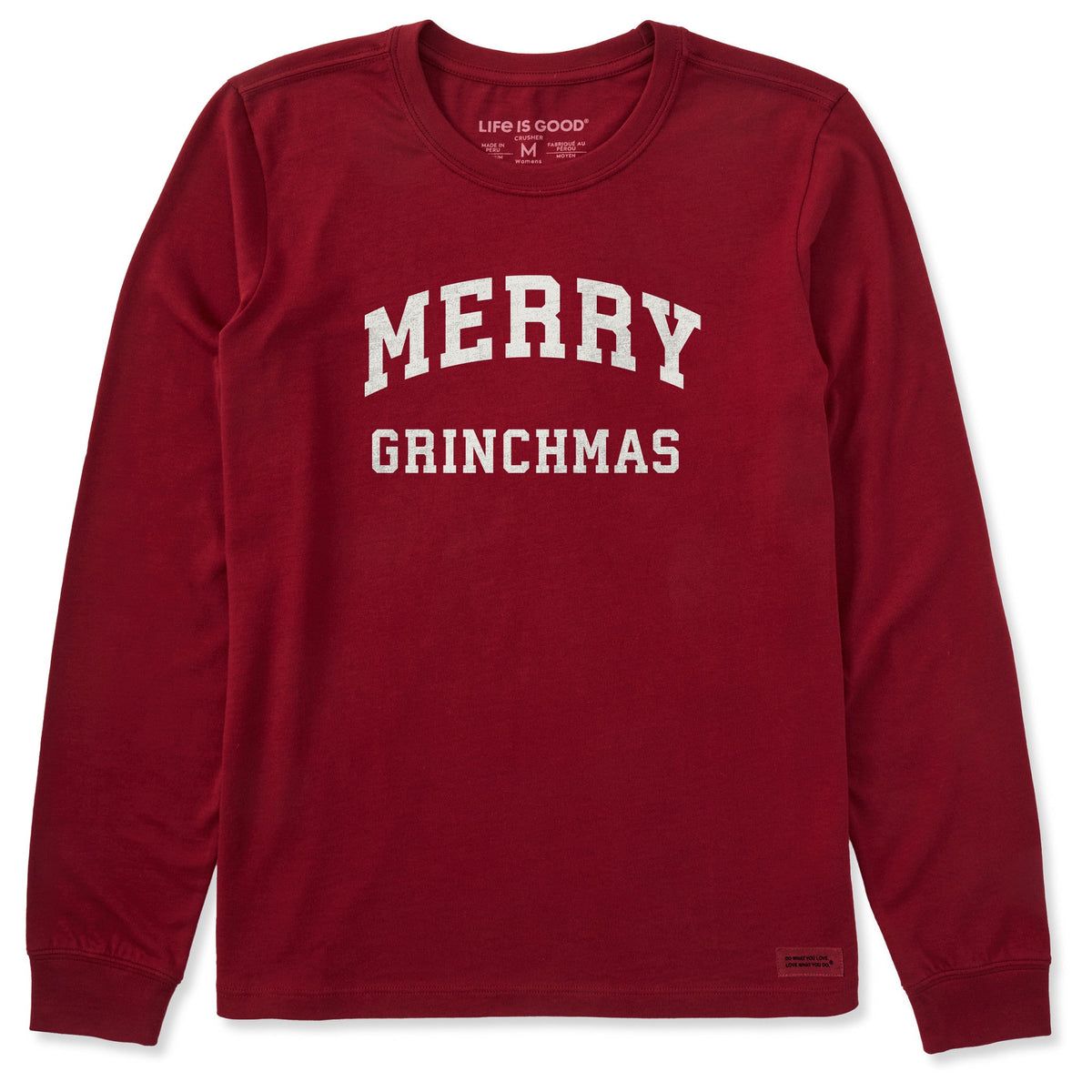 Women's Merry Grinchmas Arch Long Sleeve Crusher Tee product image 1