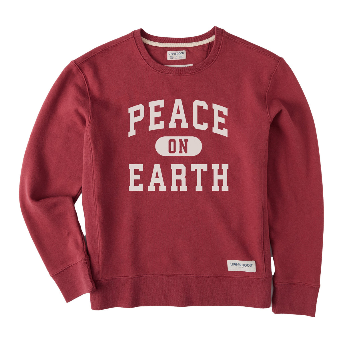 Women's Peace on Earth Arch Simply True Fleece Crew