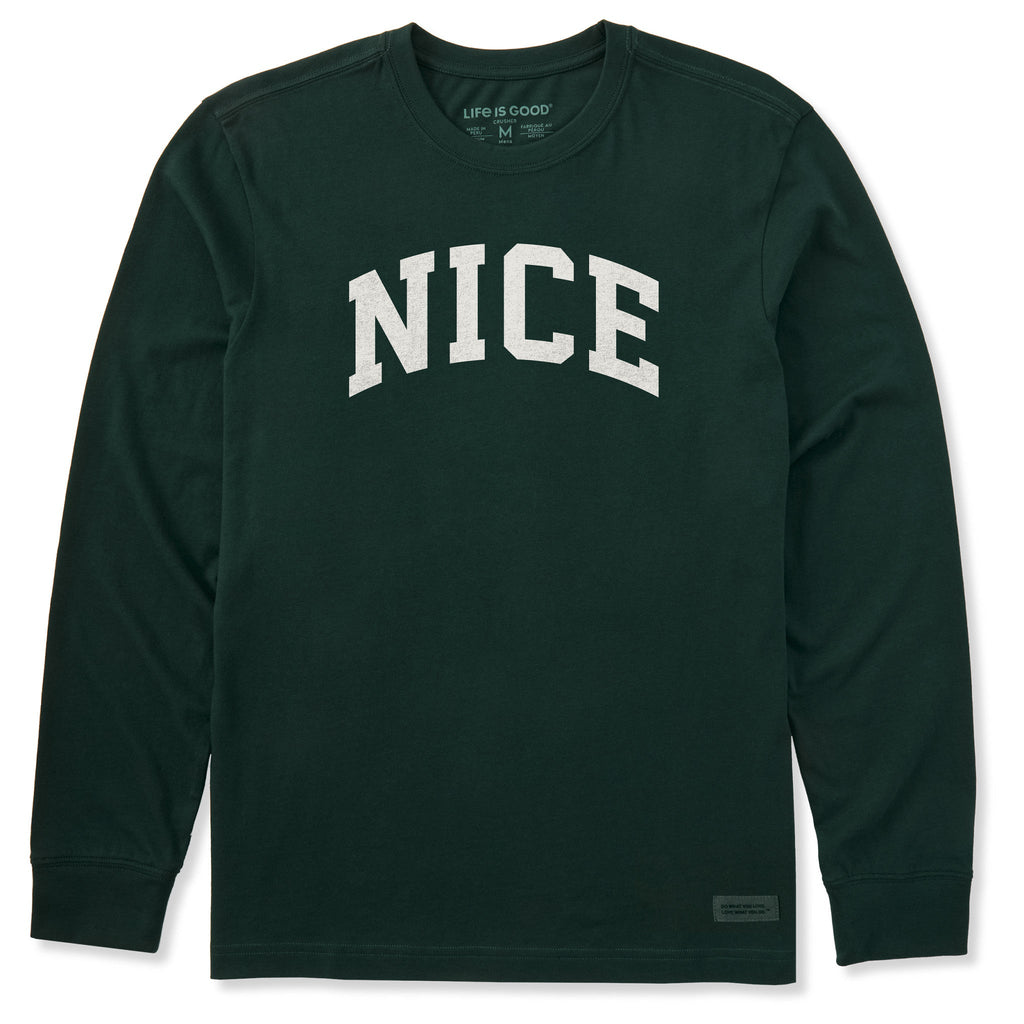 Men's Nice Arch Long Sleeve Crusher Tee product image 1