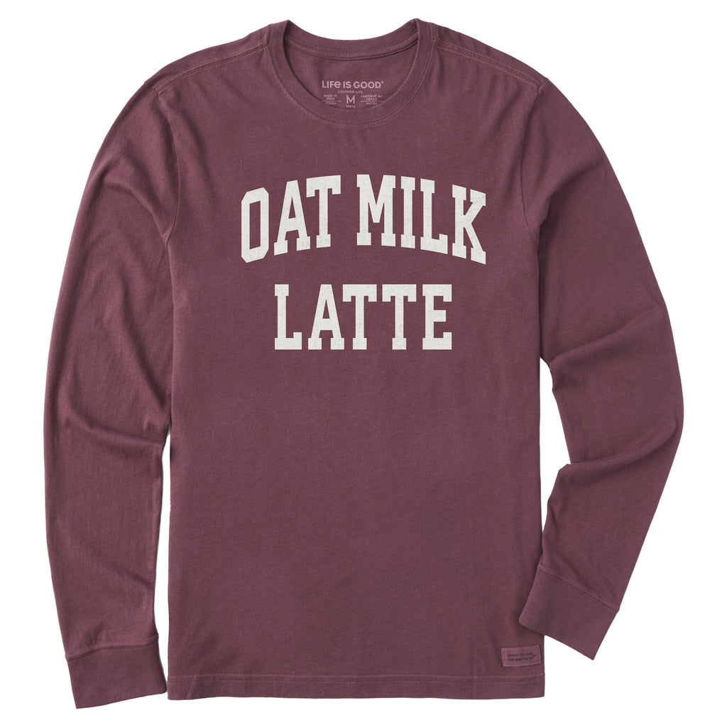 Men's Oat Milk Latte Arch Long Sleeve Crusher Tee product image 1