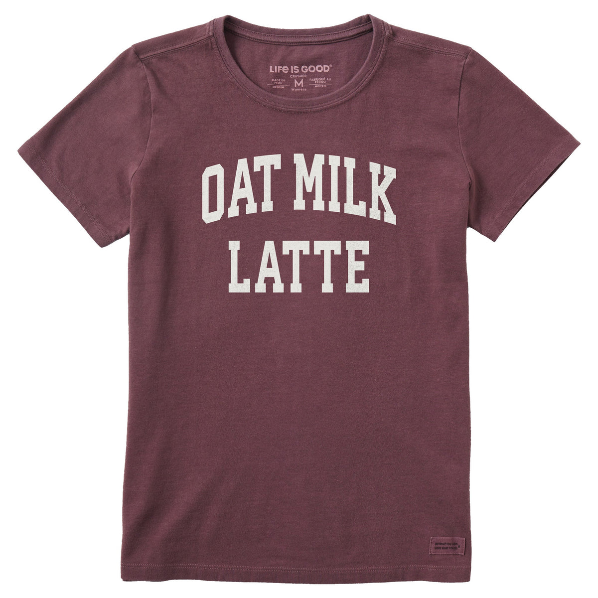 Women's Oat Milk Latte Arch Short Sleeve Crusher Tee product image 1