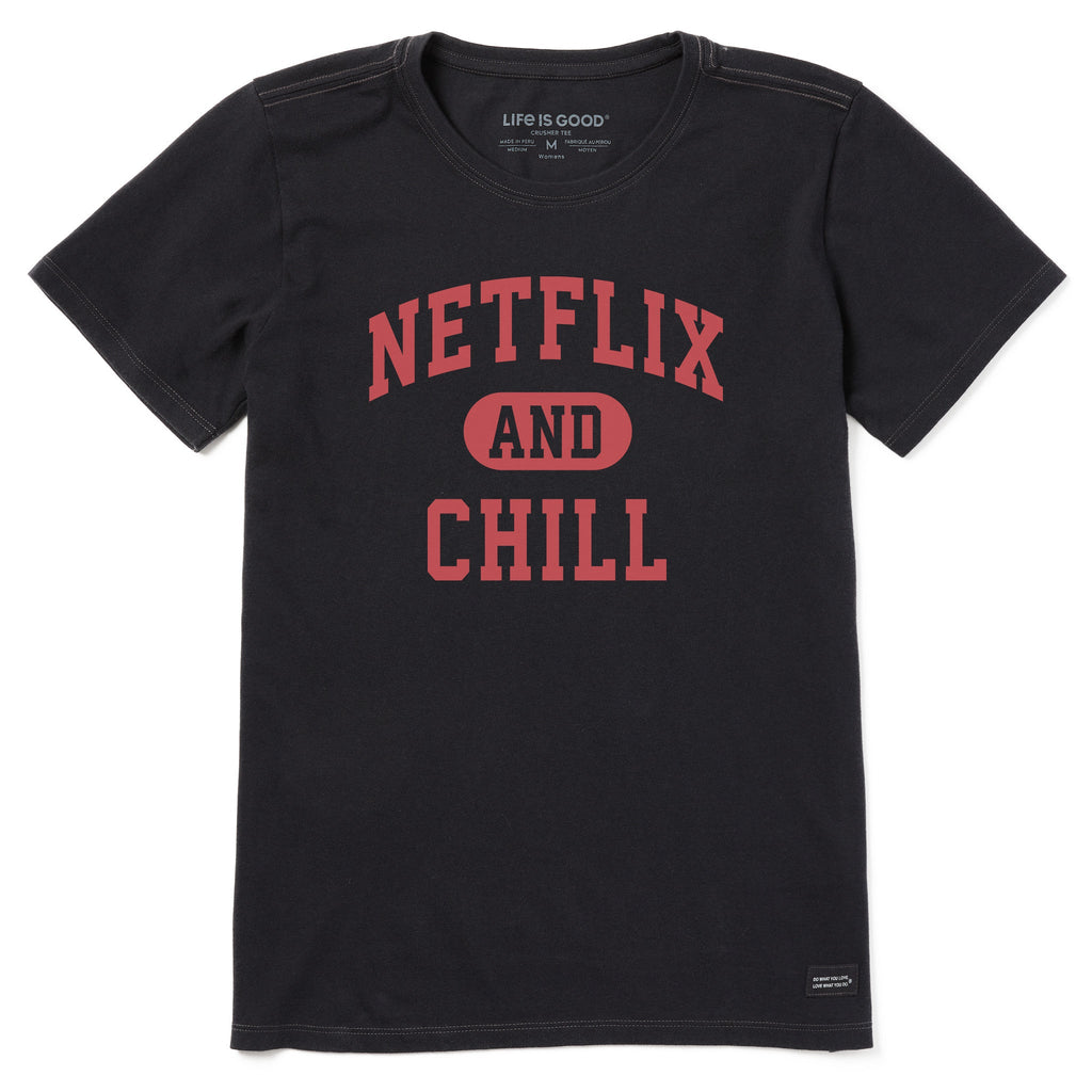 Women's Netflix and Chill Arch Short Sleeve Crusher Tee product image 1
