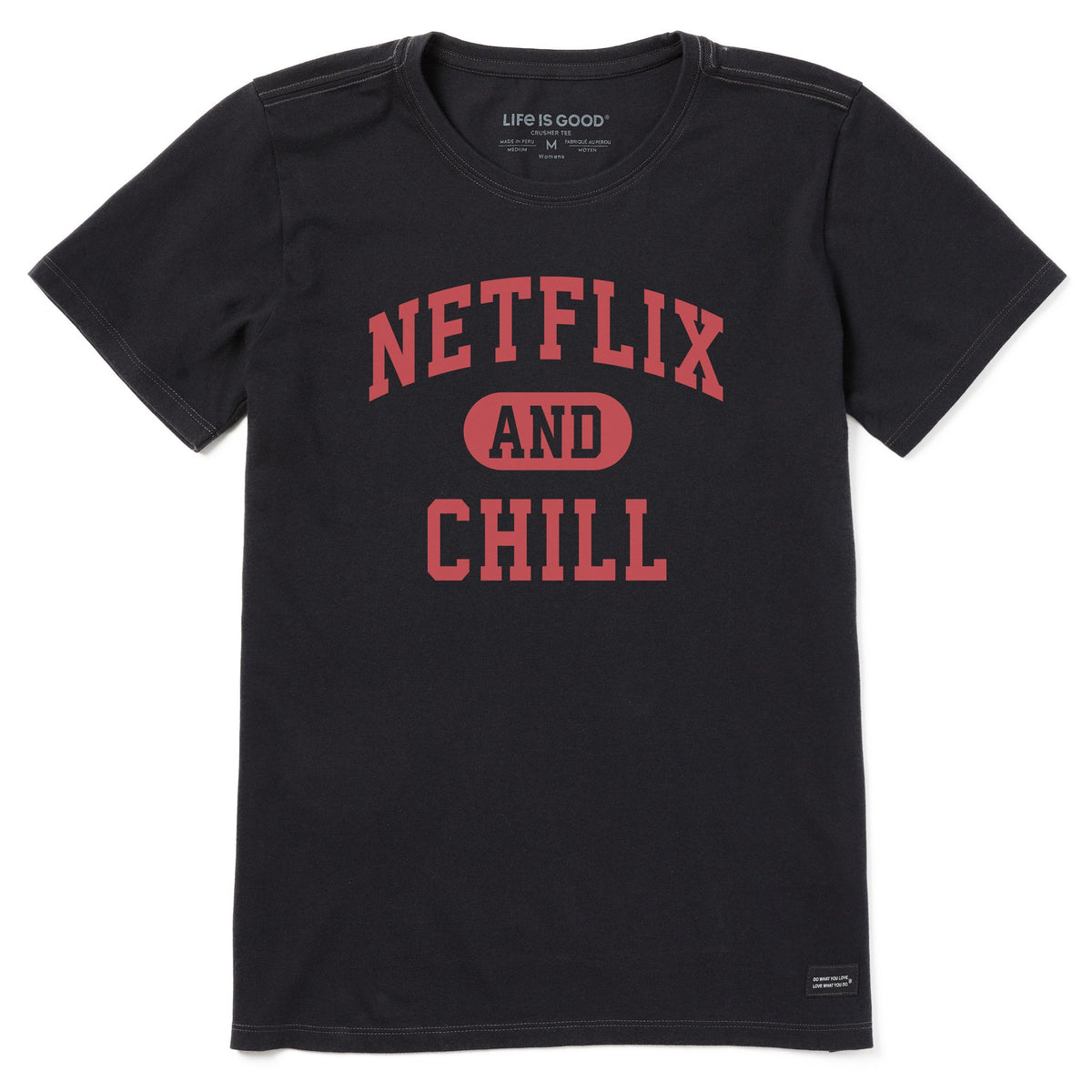 Women's Netflix and Chill Arch Short Sleeve Crusher Tee product image 1
