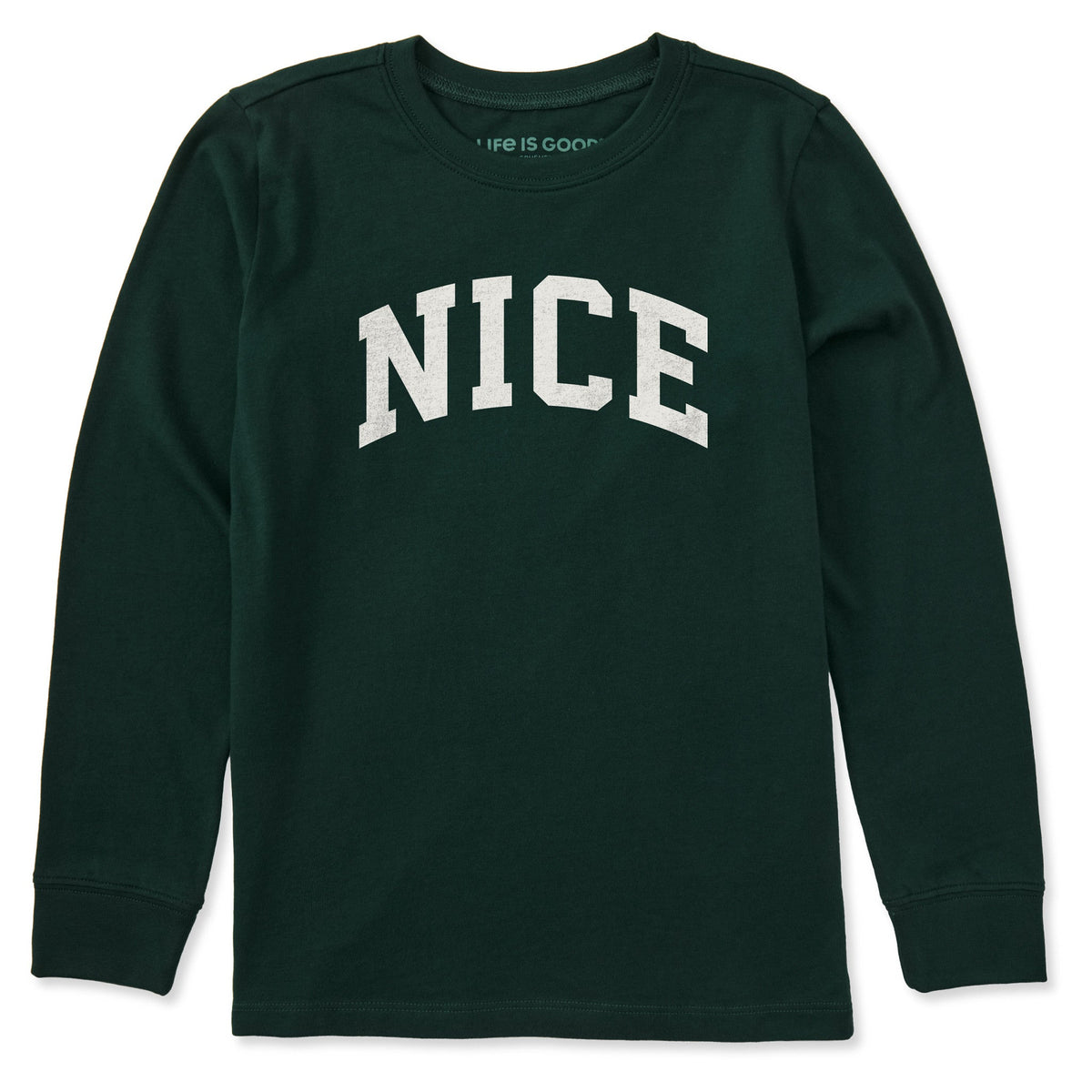 Kids Nice Arch Long Sleeve Crusher Tee product image 1
