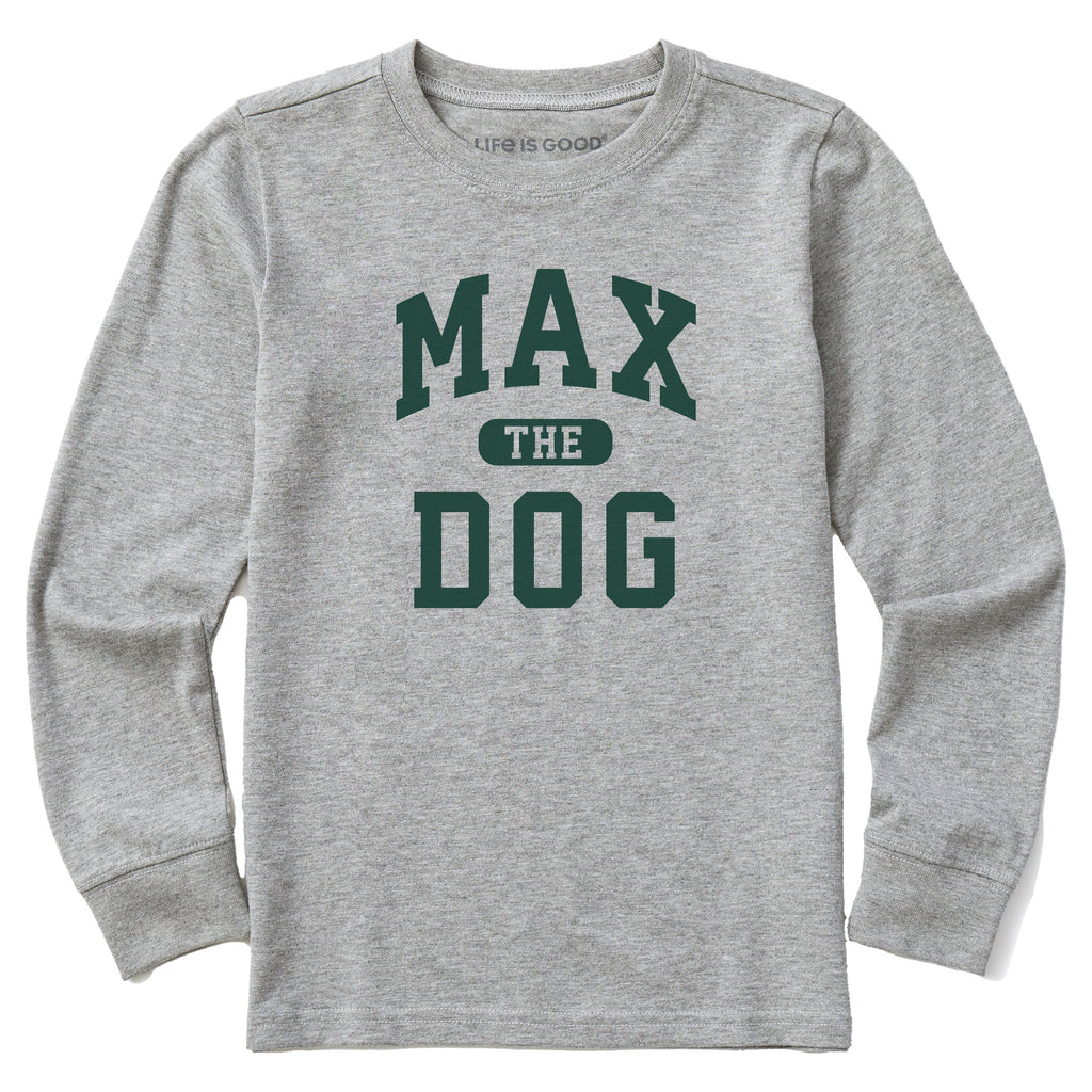 Kids Max the Dog Arch Long Sleeve Crusher Tee product image 1