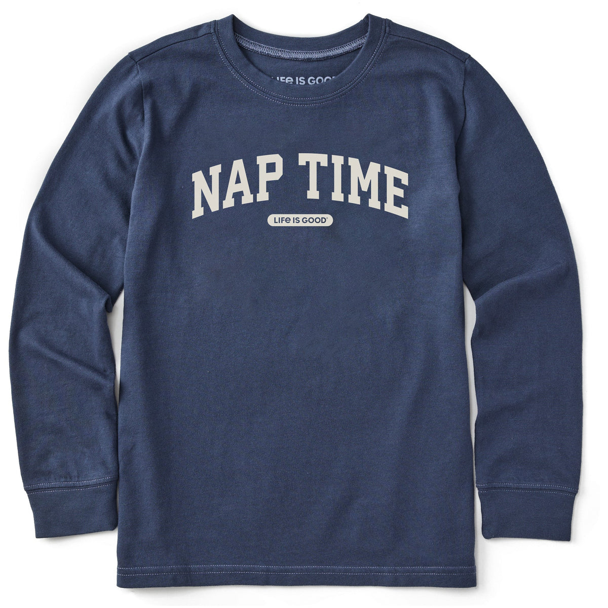 Kids Nap Time Arch Long Sleeve Crusher Tee product image 1