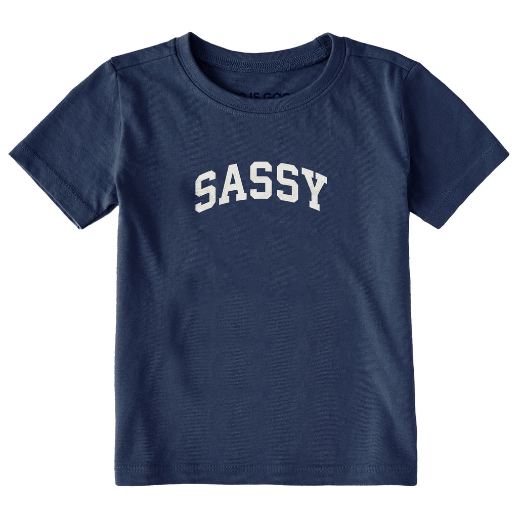 Toddler Sassy Arch Short Sleeve Crusher Tee product image 3