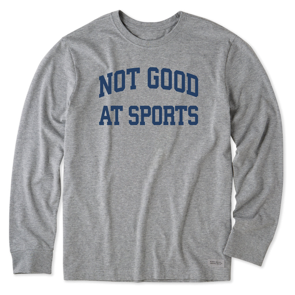 Men's Not Good at Sports Arch Long Sleeve Crusher Tee product image 1