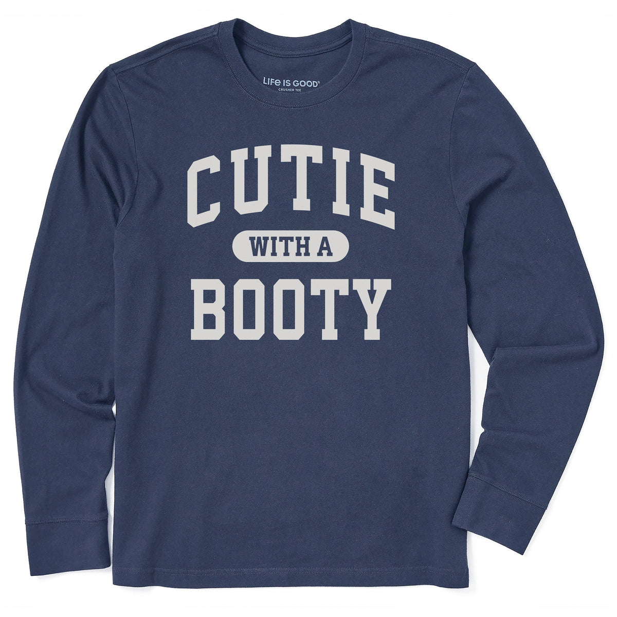 Men's Cutie with a Booty Arch Long Sleeve Crusher Tee product image 1