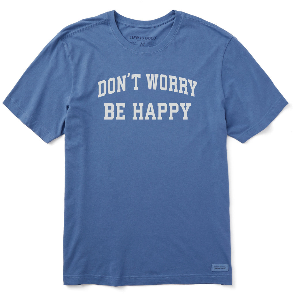 Men's Don't Worry Be Happy Arch Short Sleeve Crusher Tee product image 1