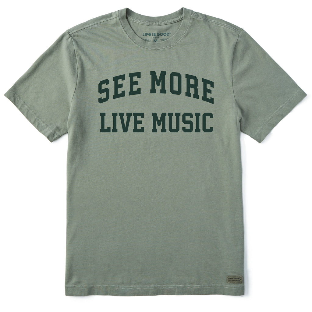 Men's See More Live Music Arch Short Sleeve Crusher Tee product image 1