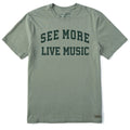Men's See More Live Music Arch Short Sleeve Crusher Tee product image 1