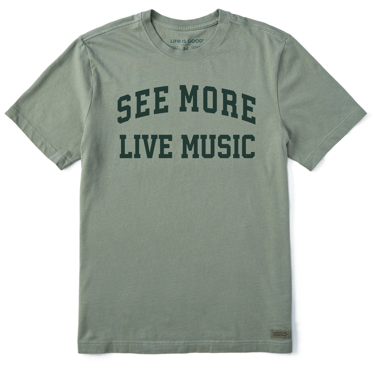 Men's See More Live Music Arch Short Sleeve Crusher Tee product image 1