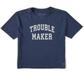 Women's Trouble Maker Arch Short Sleeve Crusher Boxy Tee product image 1