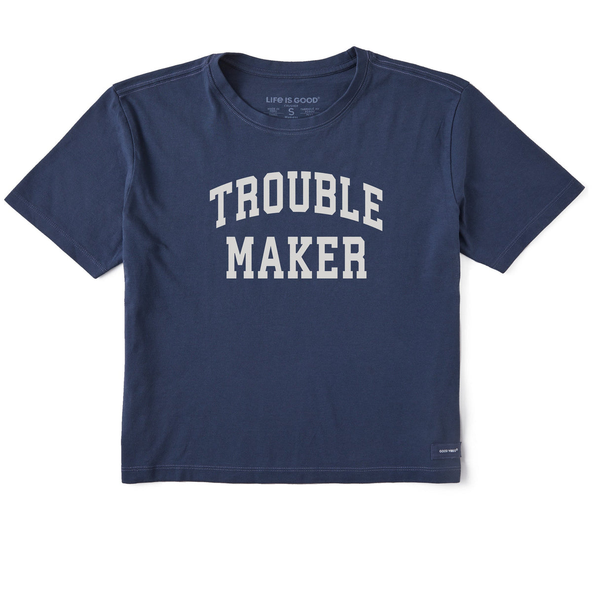 Women's Trouble Maker Arch Short Sleeve Crusher Boxy Tee product image 1